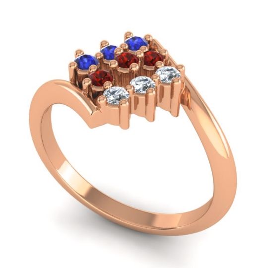 Simple Pave Bypass Navaza Ring