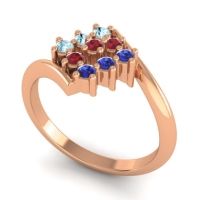 Simple Pave Bypass Navaza Ring