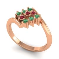 Simple Pave Bypass Navaza Ring