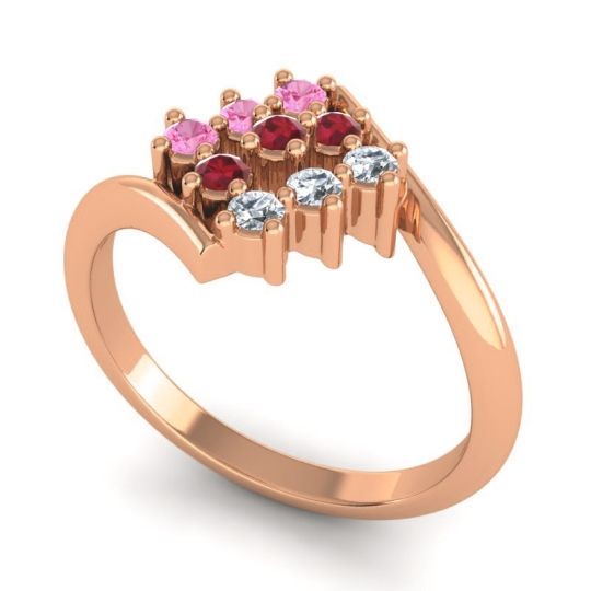 Simple Pave Bypass Navaza Ring