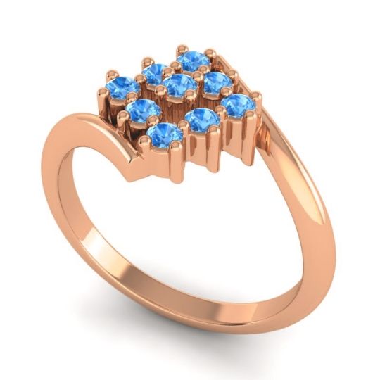 Simple Pave Bypass Navaza Ring