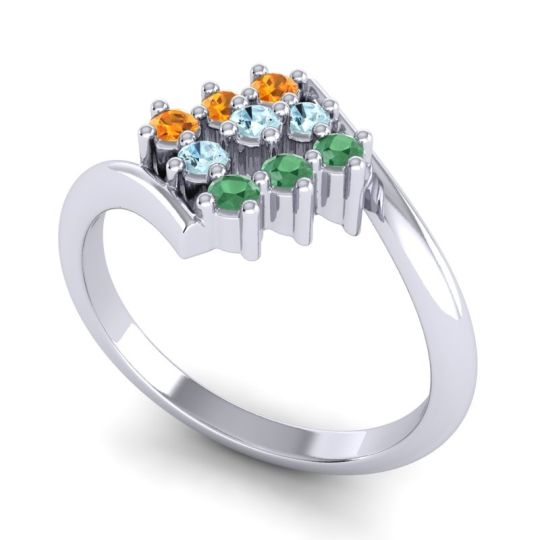 Simple Pave Bypass Navaza Ring