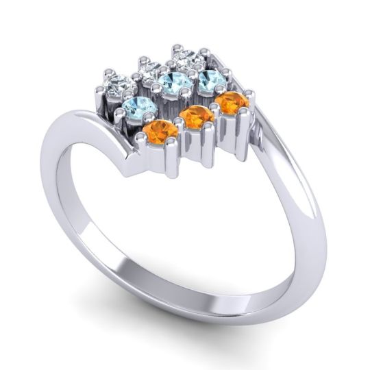 Simple Pave Bypass Navaza Ring