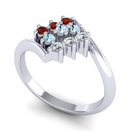 Simple Pave Bypass Navaza Ring