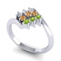 Simple Pave Bypass Navaza Ring