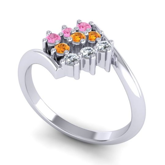 Simple Pave Bypass Navaza Ring