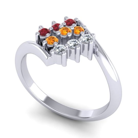 Simple Pave Bypass Navaza Ring