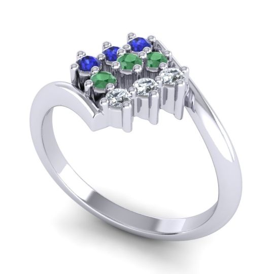 Simple Pave Bypass Navaza Ring