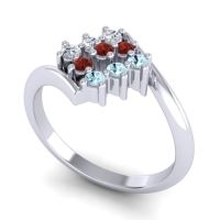 Simple Pave Bypass Navaza Ring