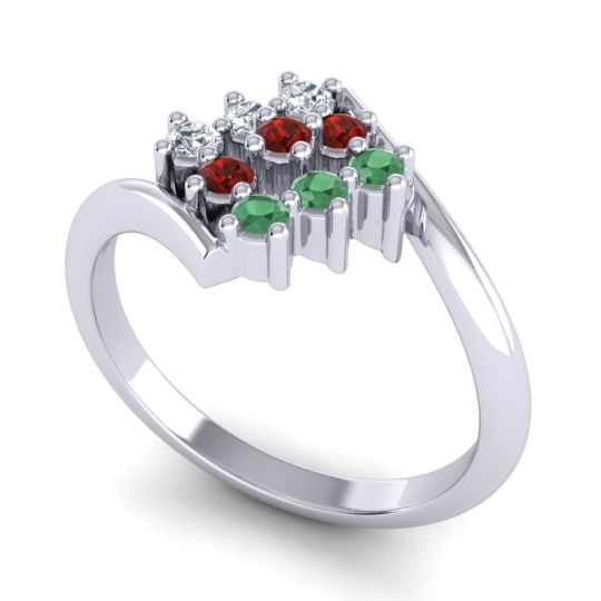 Simple Pave Bypass Navaza Ring