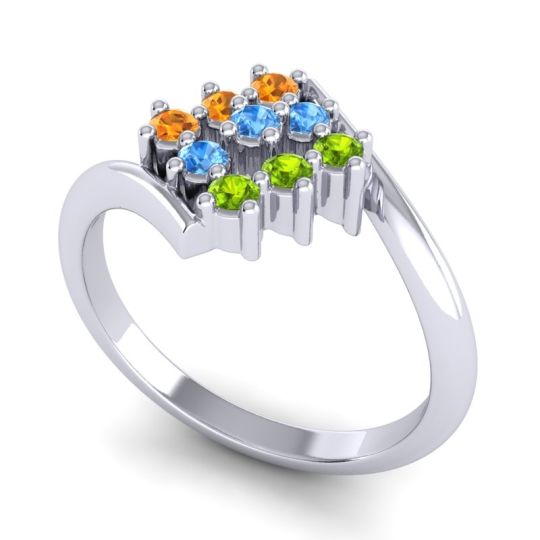 Simple Pave Bypass Navaza Ring