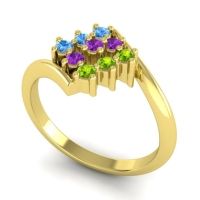 Simple Pave Bypass Navaza Ring