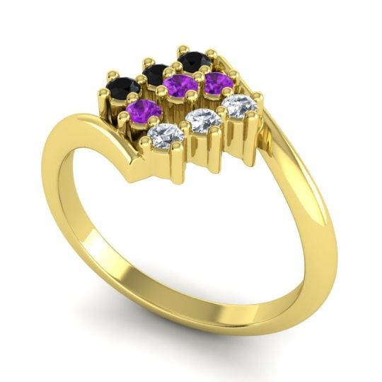 Simple Pave Bypass Navaza Ring