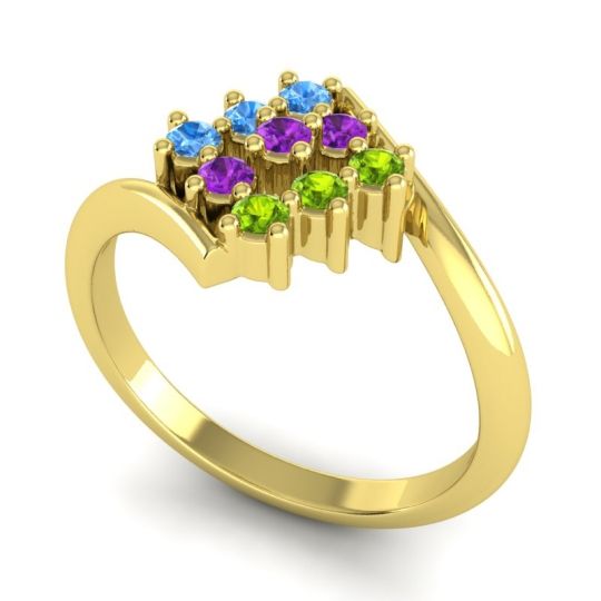 Simple Pave Bypass Navaza Ring