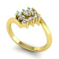 Simple Pave Bypass Navaza Ring