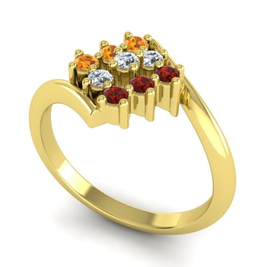 Simple Pave Bypass Navaza Ring