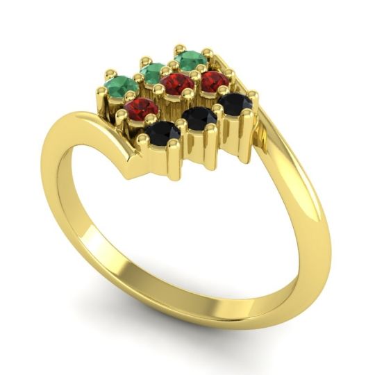 Simple Pave Bypass Navaza Ring