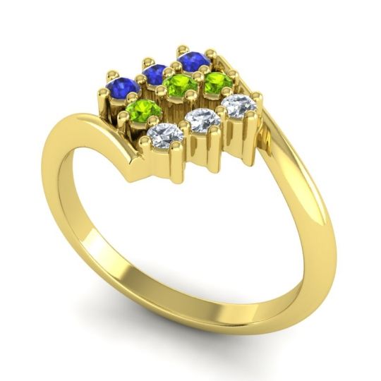 Simple Pave Bypass Navaza Ring