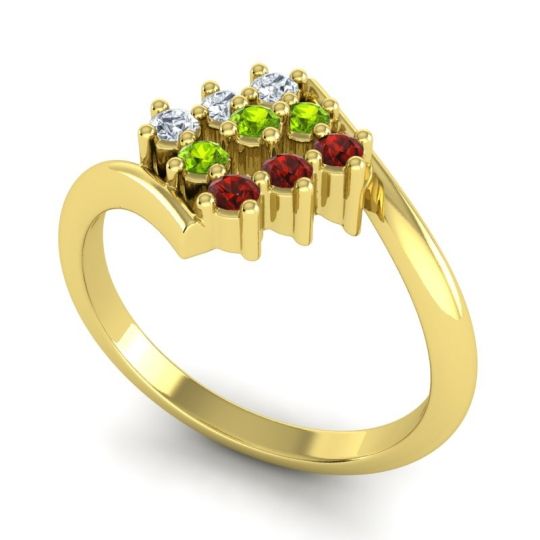 Simple Pave Bypass Navaza Ring