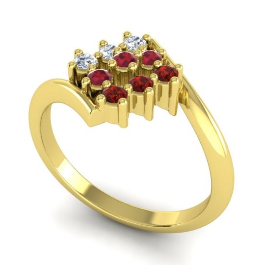 Simple Pave Bypass Navaza Ring