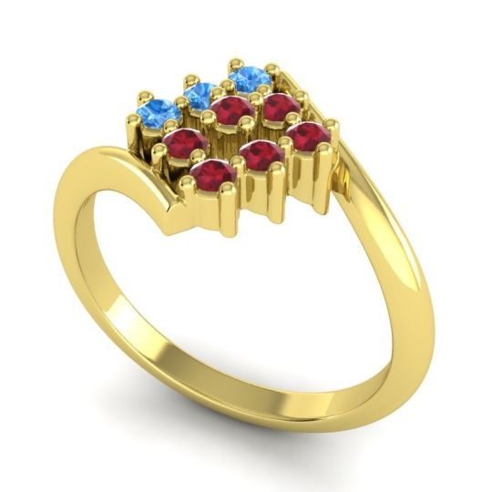 Simple Pave Bypass Navaza Ring