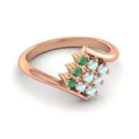 Simple Pave Bypass Navaza Ring