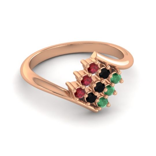 Simple Pave Bypass Navaza Ring