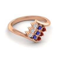 Simple Pave Bypass Navaza Ring