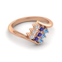 Simple Pave Bypass Navaza Ring