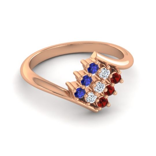 Simple Pave Bypass Navaza Ring