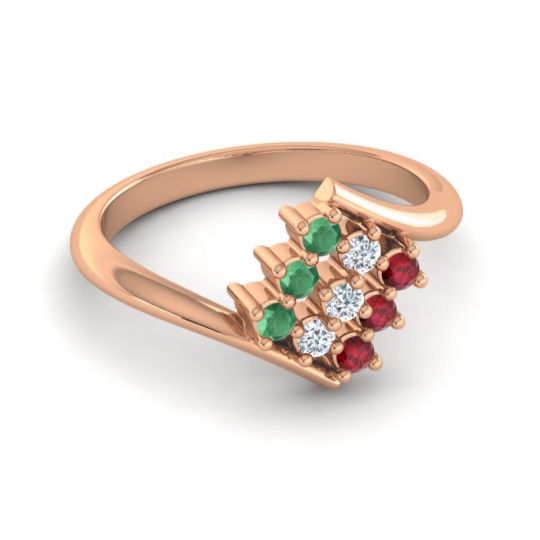 Simple Pave Bypass Navaza Ring