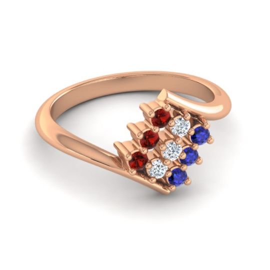 Simple Pave Bypass Navaza Ring