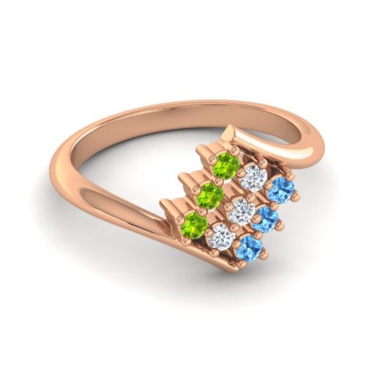 Simple Pave Bypass Navaza Ring