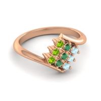 Simple Pave Bypass Navaza Ring