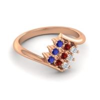 Simple Pave Bypass Navaza Ring