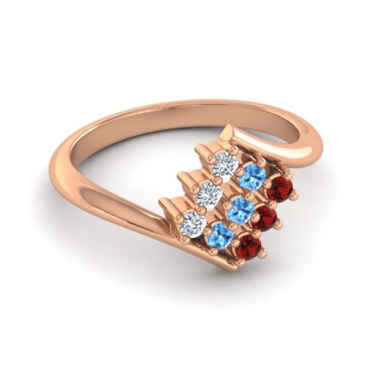 Simple Pave Bypass Navaza Ring