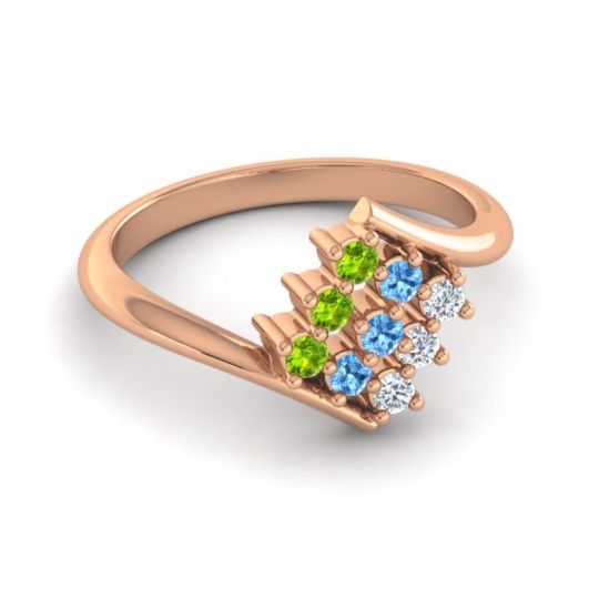 Simple Pave Bypass Navaza Ring