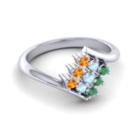 Simple Pave Bypass Navaza Ring