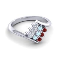 Simple Pave Bypass Navaza Ring