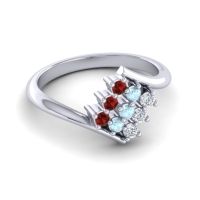 Simple Pave Bypass Navaza Ring