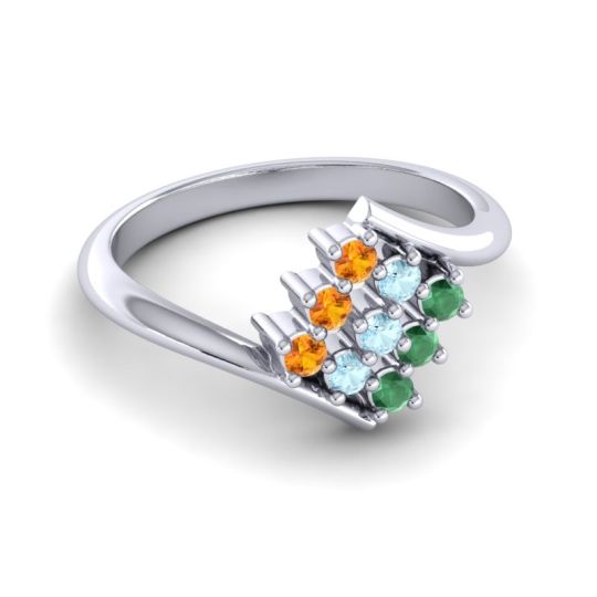 Simple Pave Bypass Navaza Ring