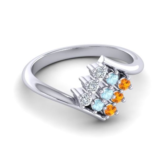 Simple Pave Bypass Navaza Ring