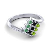 Simple Pave Bypass Navaza Ring