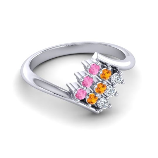 Simple Pave Bypass Navaza Ring