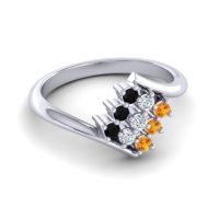 Simple Pave Bypass Navaza Ring