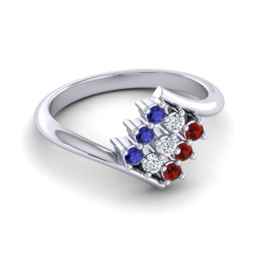 Simple Pave Bypass Navaza Ring