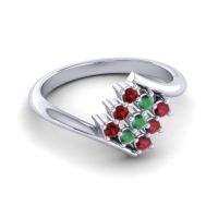 Simple Pave Bypass Navaza Ring