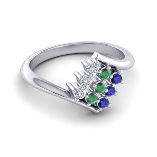 Simple Pave Bypass Navaza Ring