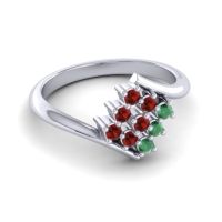 Simple Pave Bypass Navaza Ring