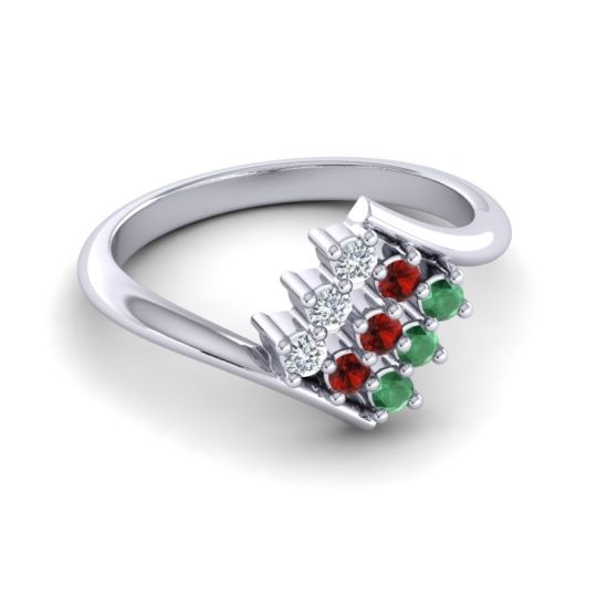 Simple Pave Bypass Navaza Ring